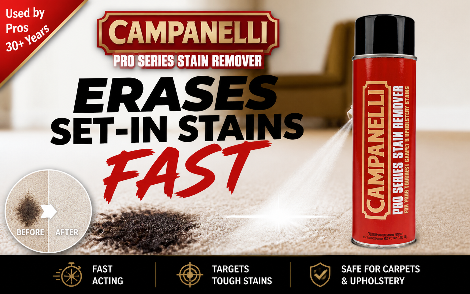 Campanelli Pro Series Stain Remover