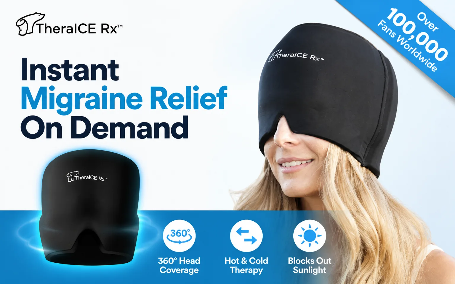 TheraICE Headache Relief Hat