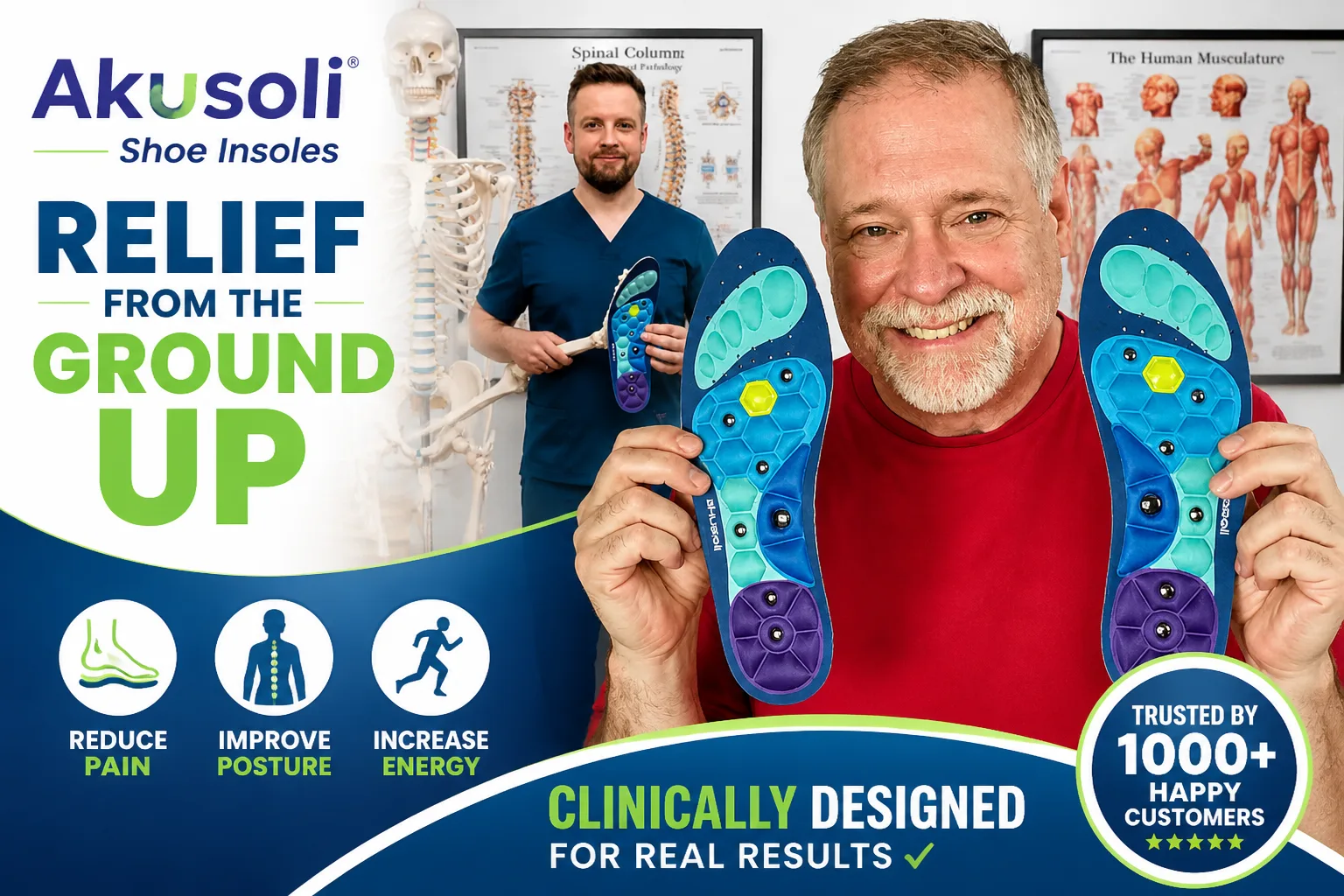 Akusoli Insoles Review: We Tested The Fit, The Feel, And The Magnetic Acupressure Claims.
