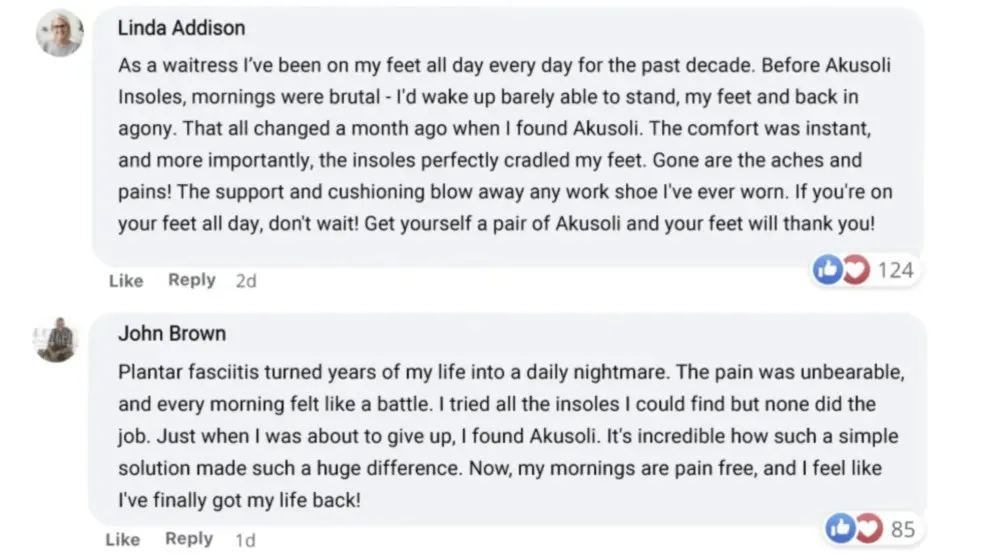 Akusoli Vs. The Flat Insole That Came With Your Shoes