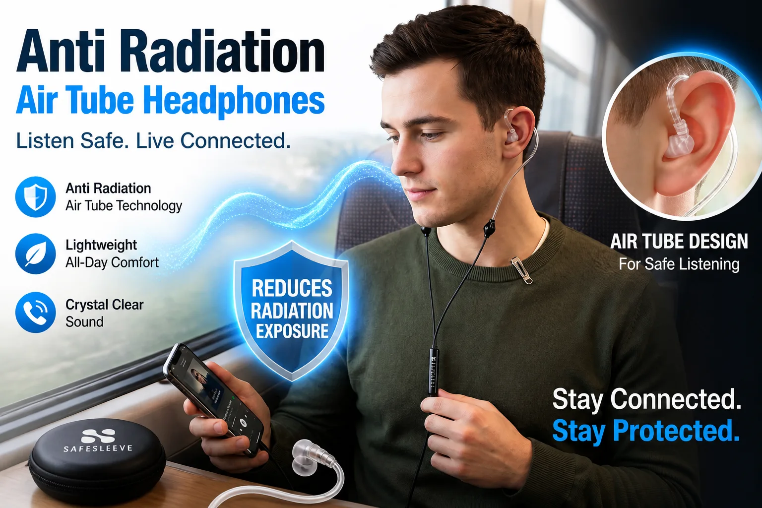 Air-Tube Headphones Review: Do They Really Cut EMF Radiation By 99%?