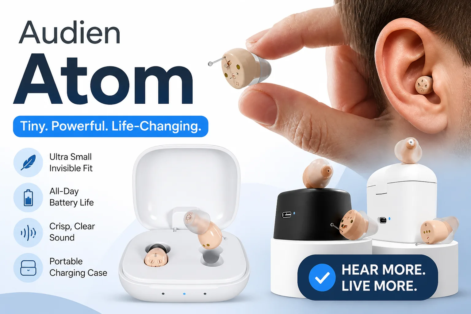 Audien Atom One Review: Do $98 Hearing Aids Actually Work?