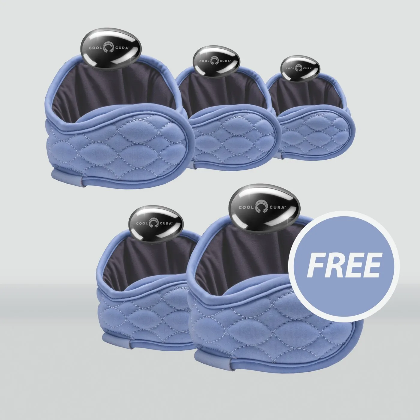 CoolCura 5-pack bundle showing buy three get two free