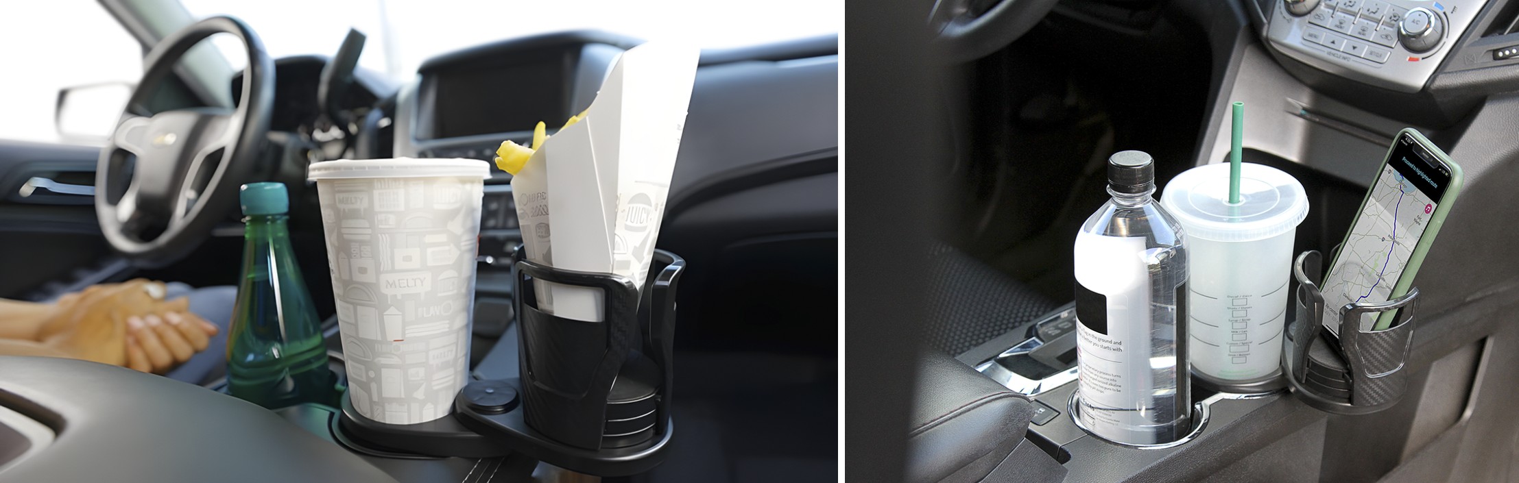 CupStation carbon-fiber-textured material detail