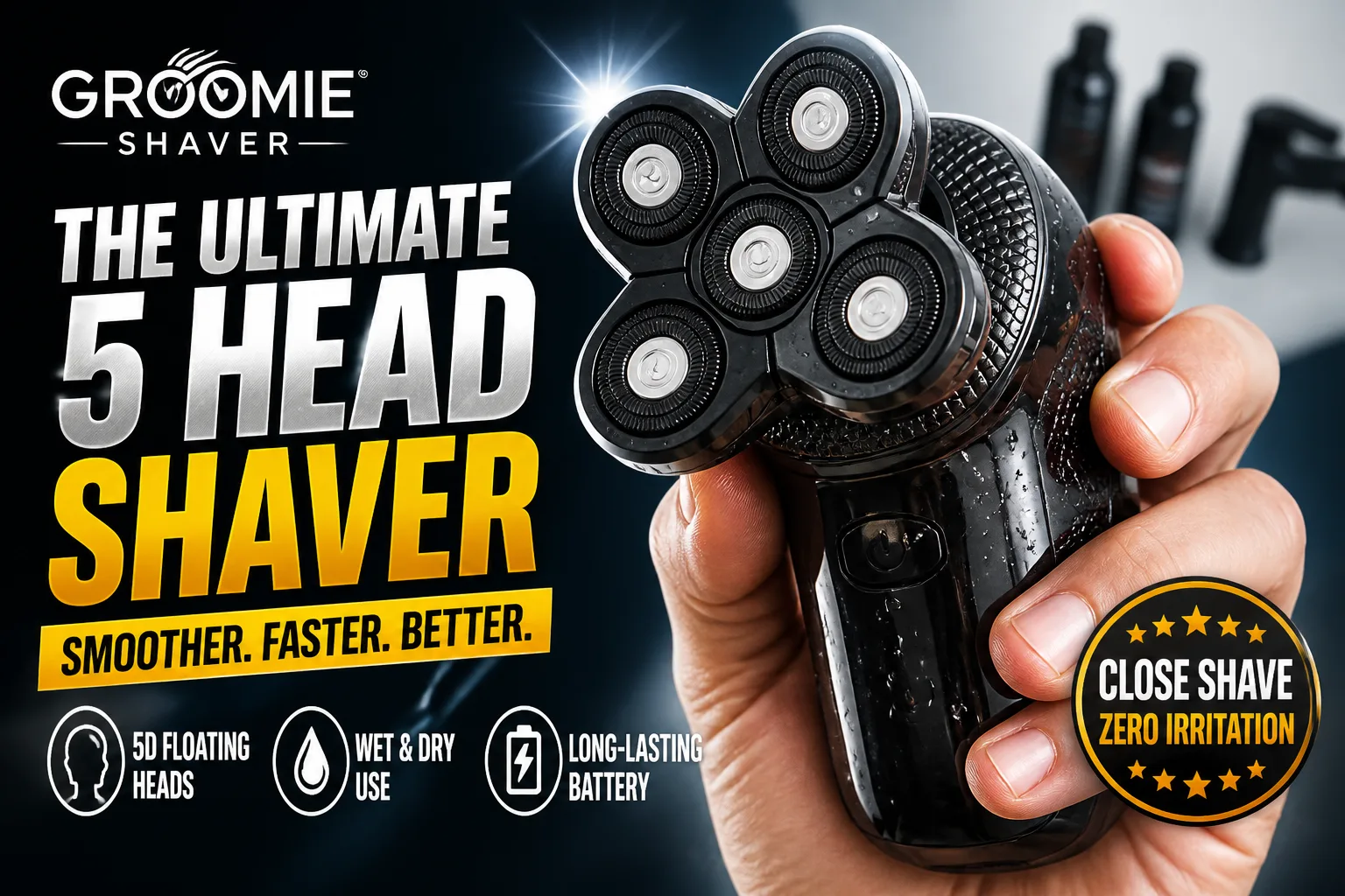 Groomie Shaver Review: Does This 3-Minute Head Shaver Actually Beat a Razor?