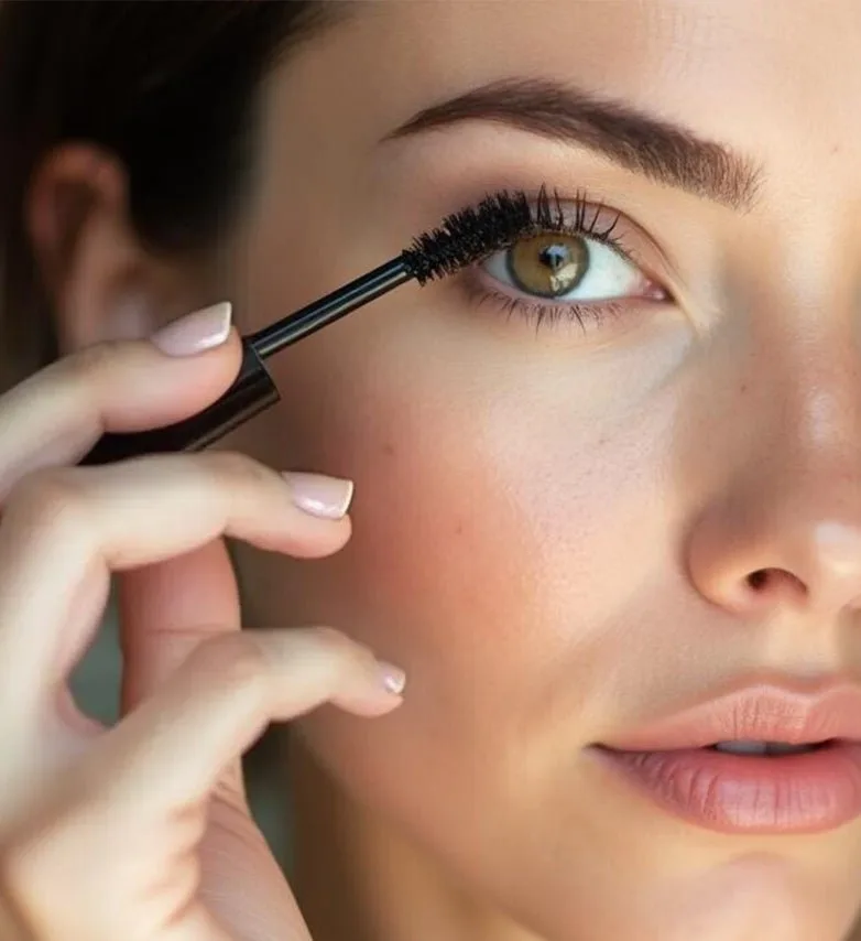 Bime Beauty curler mascara application result
