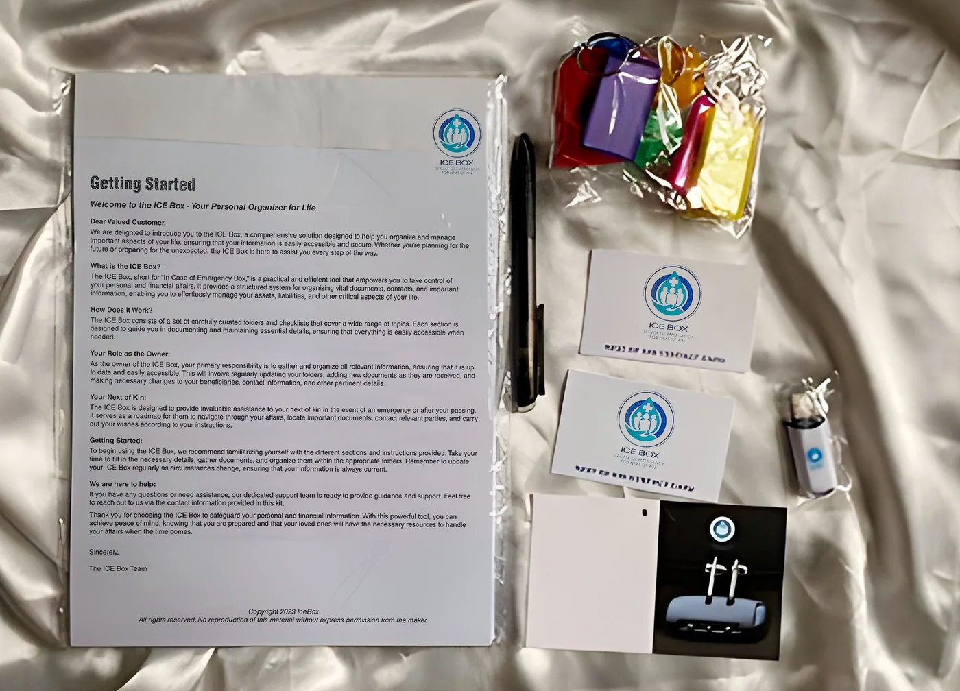 Follow the ICE Box guide & checklist