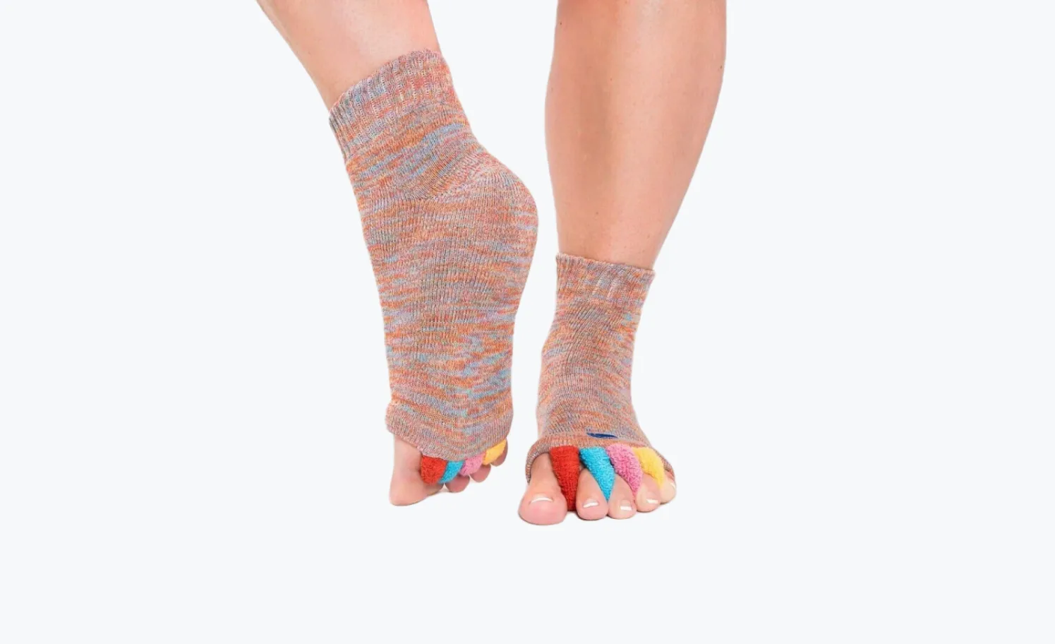 My Happy Feet Socks worn during a relaxation session