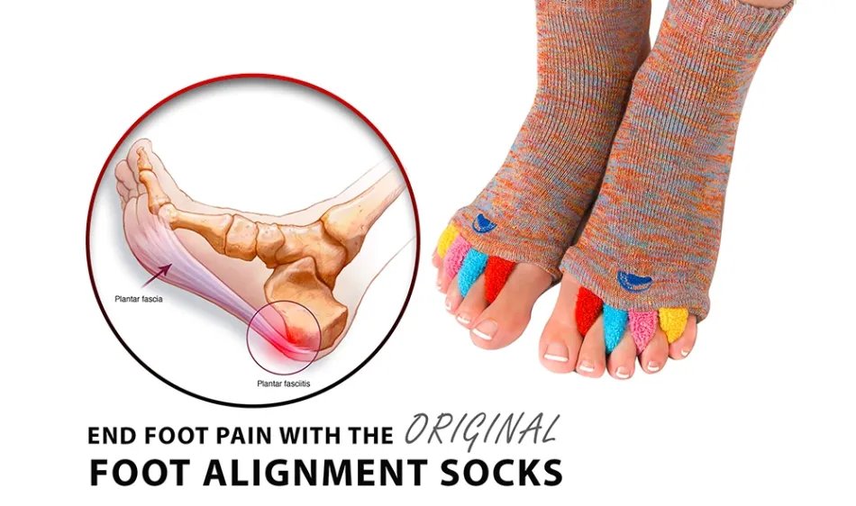 Person wearing My Happy Feet Socks while relaxing