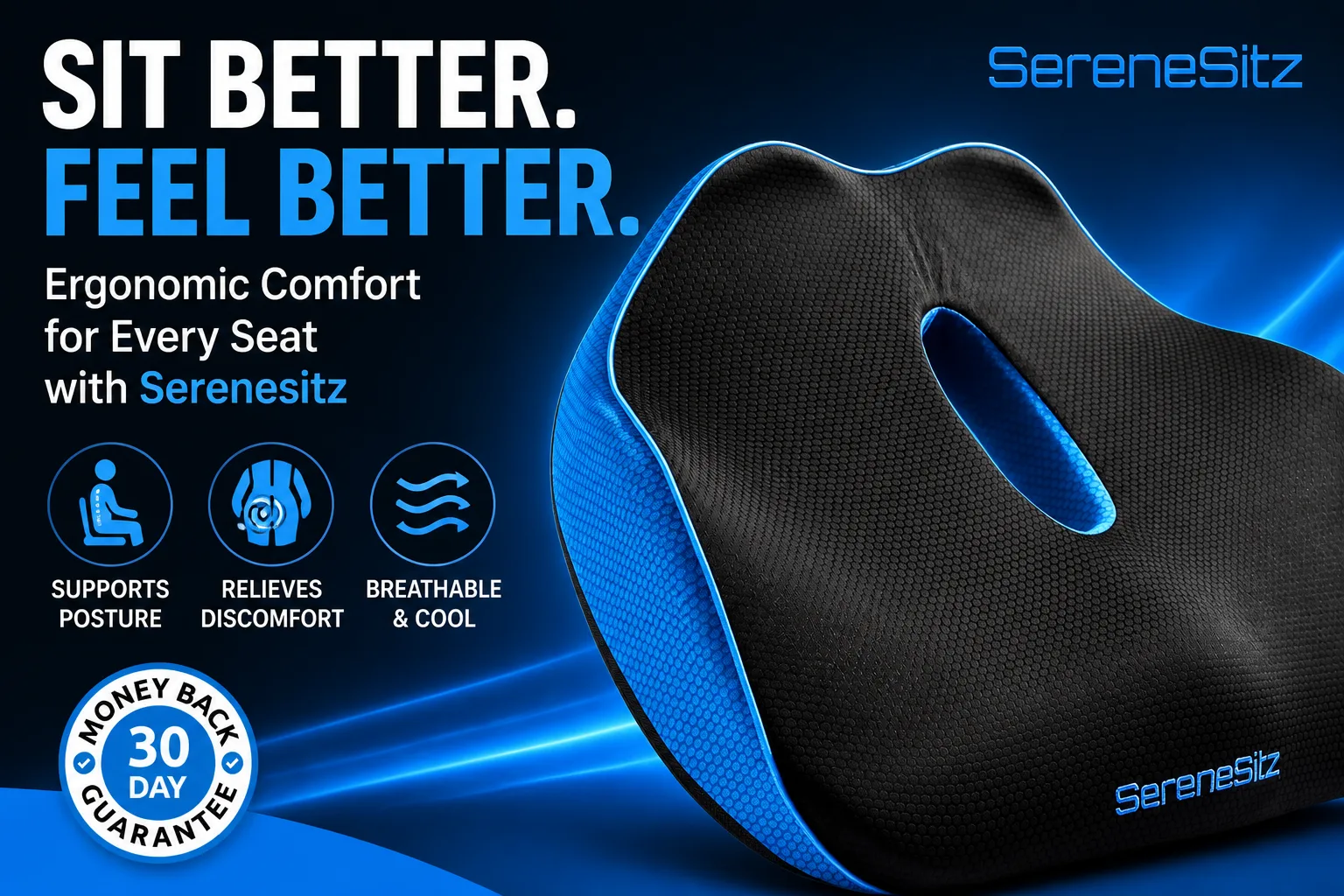 SerenesitZ Review: Can A $60 Seat Cushion Really Fix Hours Of Tailbone And Lower-Back Pain?