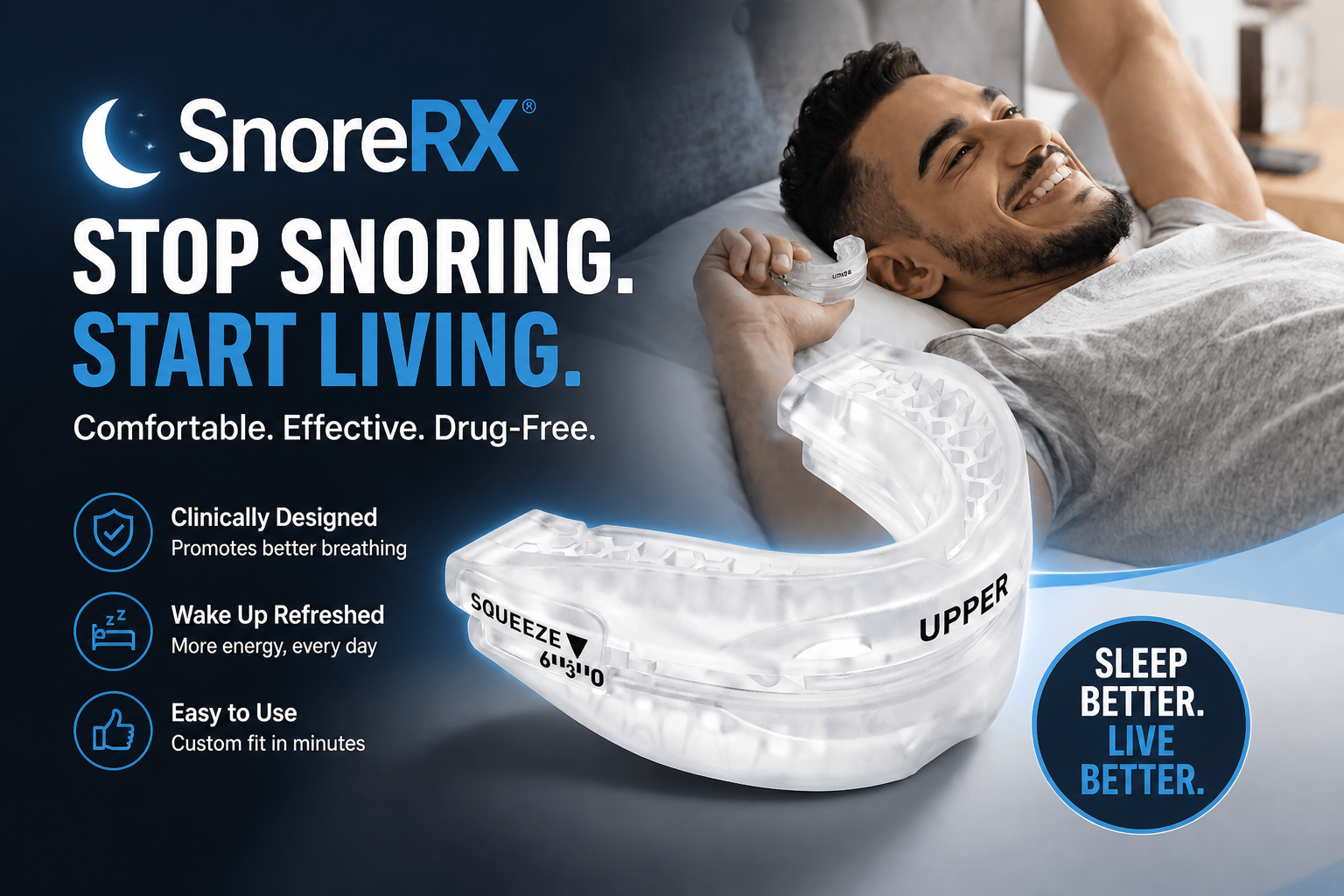 SnoreRX Review: Does This Boil-And-Bite Mouthguard Actually Stop Snoring?