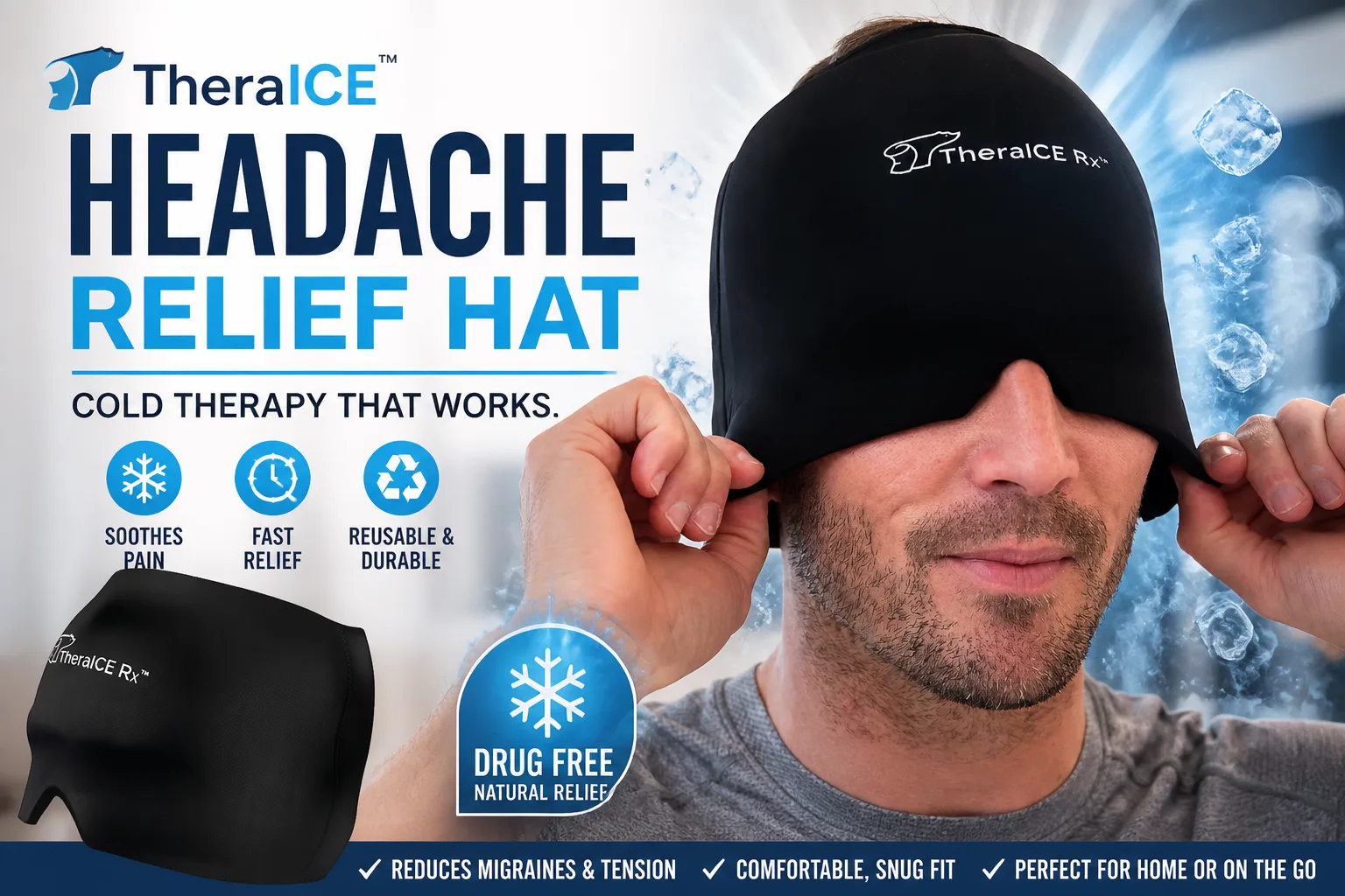TheraICE Headache Relief Cap Review: Does A Hot/Cold Cap Actually Beat A Painkiller?