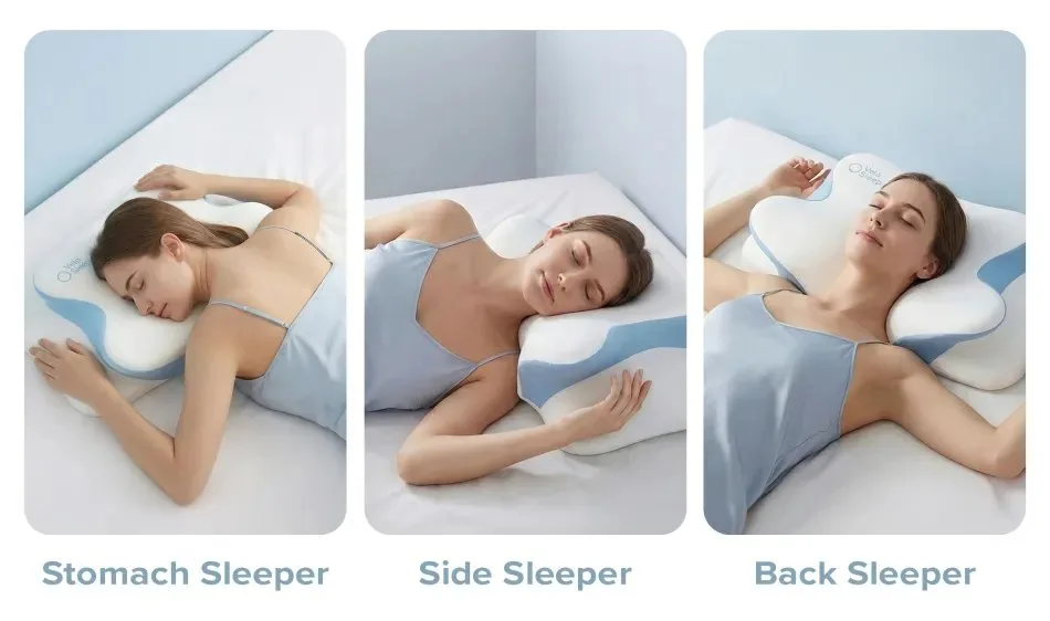 VelaSleep pillow on a white background