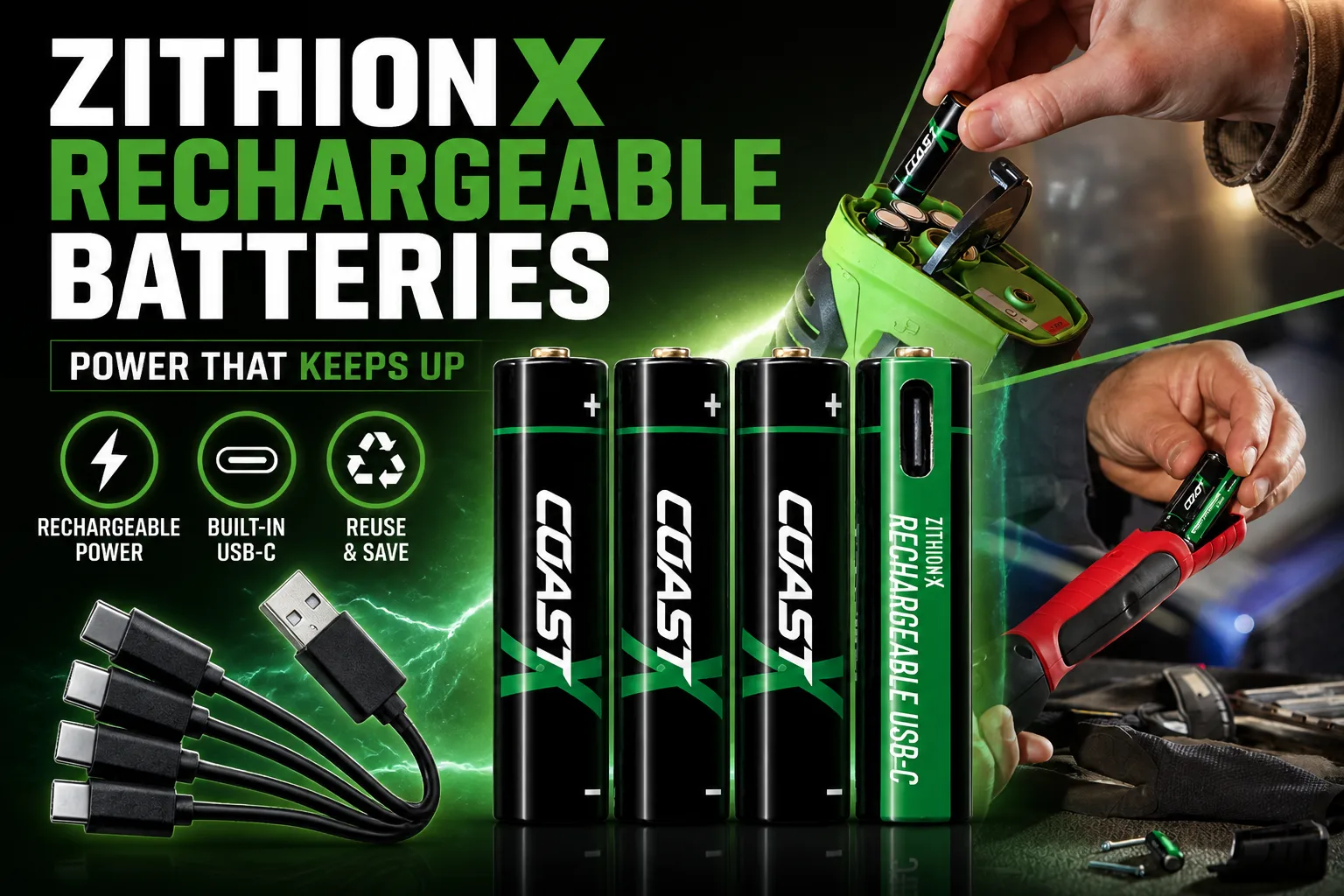 ZITHION-X Rechargeable Batteries Review: Is USB-C Charging Actually Better Than Regular Rechargeable AAs?